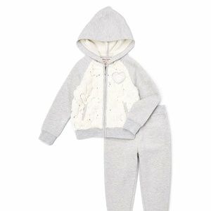 New Juicy Couture Baby Girl/Toddler Hoodie Set 4T